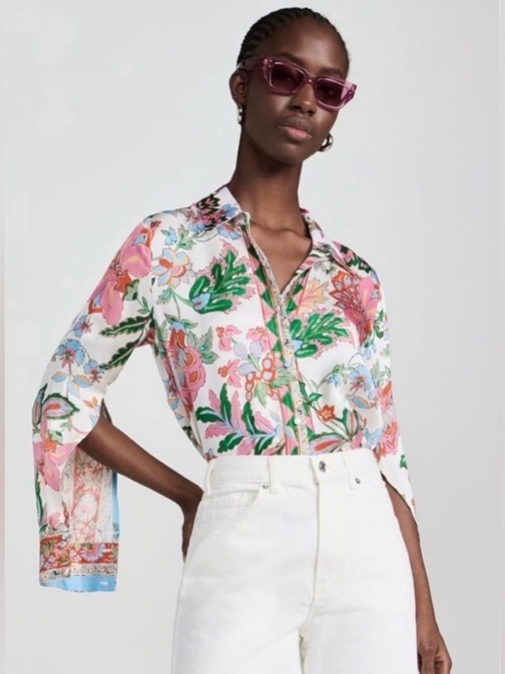 🌷Spring Fling Sale ~ NWT MISA Los Angeles, Roya Celine in Floral Casablanca LRG